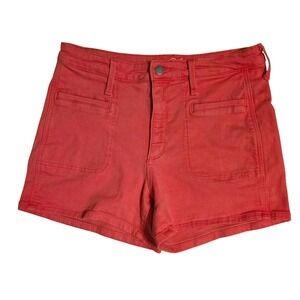 Universal Thread Women's High Rise Short Shorts Candy Apple Red Size 8/29